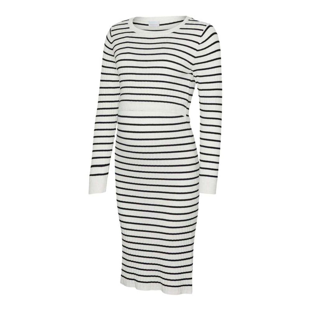 Mamalicious Womens/Ladies Mlalima Striped Scoop Neck Long-Sleeved Midi Dress / S